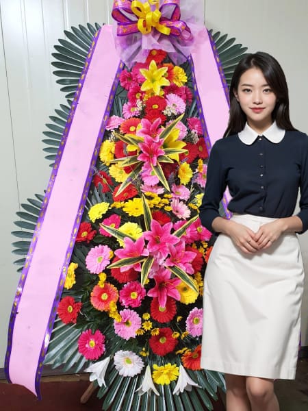 포시즌앤강남 공우이엔씨 3단화환 기본형