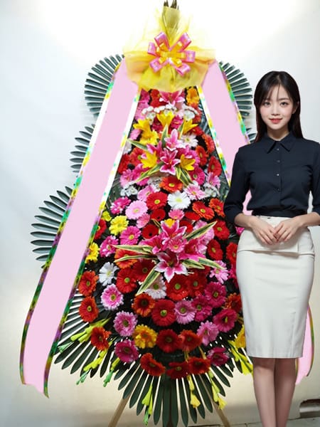 포시즌앤강남 공우이엔씨 3단화환 고급형
